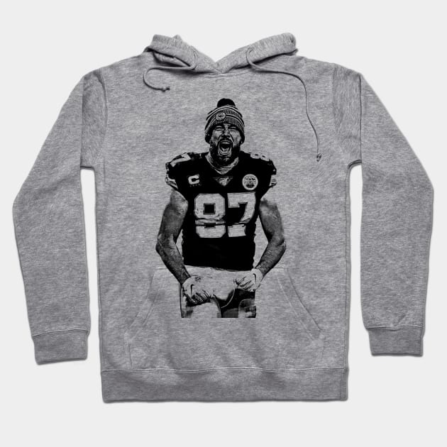 Travis Kelce Hoodie by Zluenhurf